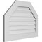 Ekena Millwork Octagonal Top Surface Mount PVC Gable Vent: Functional, w/ 3-1/2"W x 1"P Standard Frame, 32"W x 24"H GVPOT32X2401SF - alternate 4